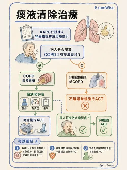 呼吸治療師 - 痰液清除與擴張治療 - AI 圖文解析預覽
