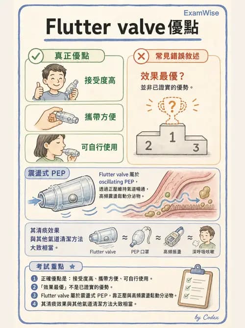 呼吸治療師 - 痰液清除與擴張治療 - AI 圖文解析預覽