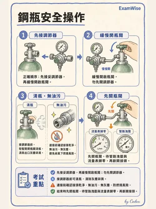 呼吸治療師 - 醫療氣體製造與儲存 - AI 圖文解析預覽