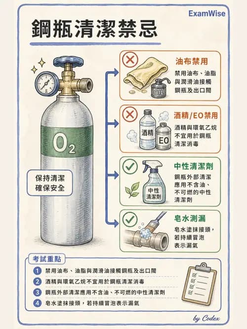 呼吸治療師 - 醫療氣體製造與儲存 - AI 圖文解析預覽