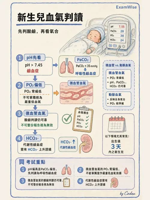 呼吸治療師 - 動脈血氣體分析設備 - AI 圖文解析預覽
