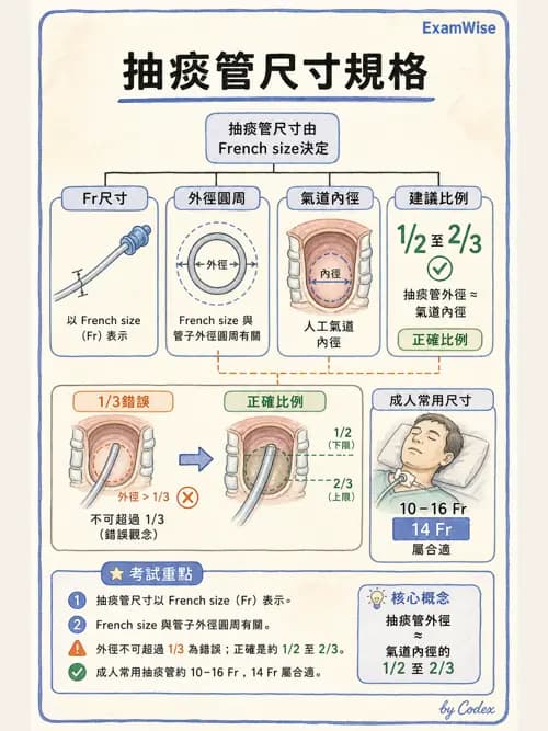 呼吸治療師 - 呼吸道照護與抽痰設備 - AI 圖文解析預覽