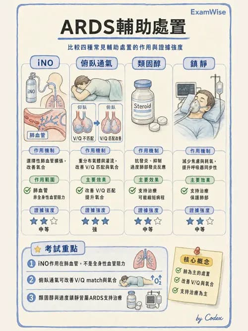 呼吸治療師 - ARDS與呼吸衰竭 - AI 圖文解析預覽