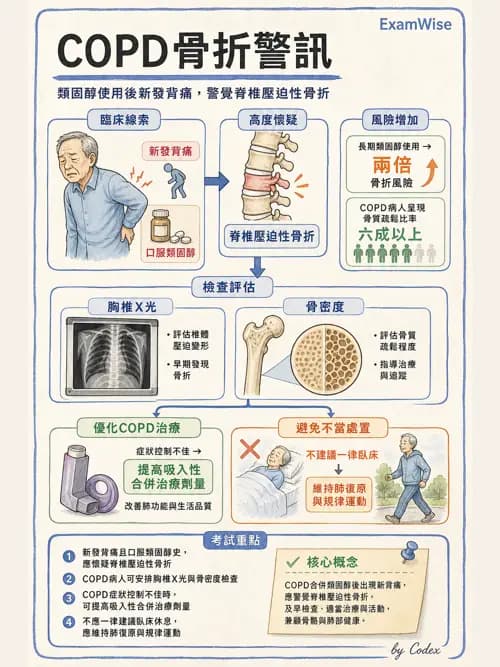 呼吸治療師 - 心臟疾病與COPD重症 - AI 圖文解析預覽