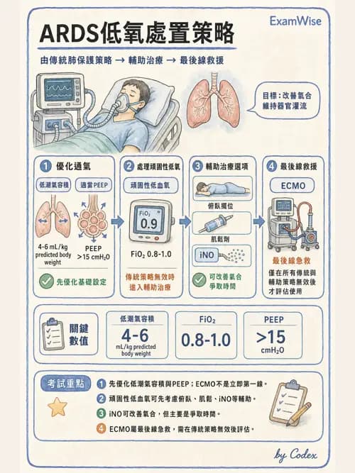 呼吸治療師 - ARDS與呼吸衰竭 - AI 圖文解析預覽