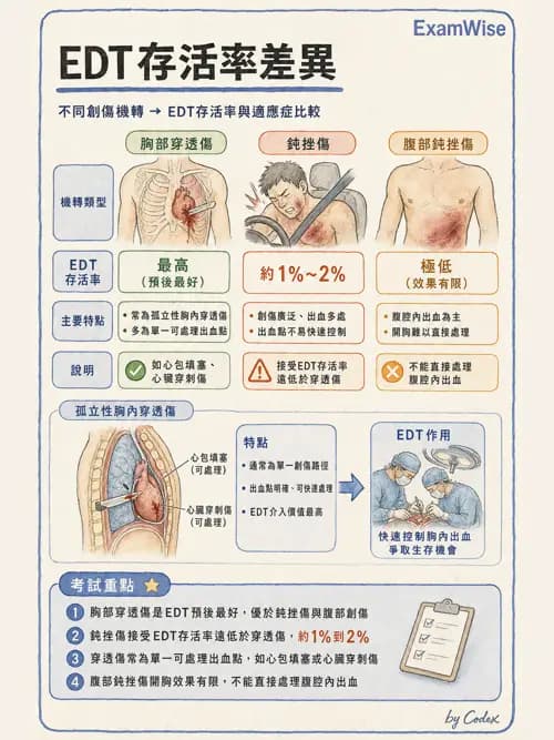 呼吸治療師 - 外力傷害與胸廓病變 - AI 圖文解析預覽