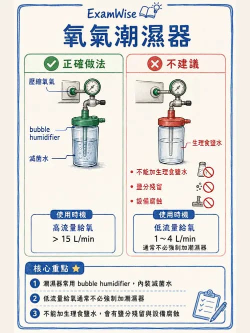 呼吸治療師 - 氣體輸送系統與氧氣治療 - AI 圖文解析預覽