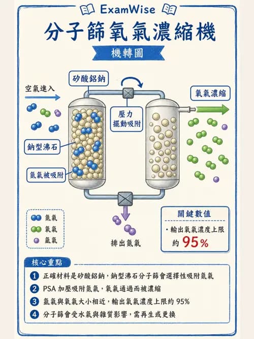 呼吸治療師 - 醫療氣體製造與儲存 - AI 圖文解析預覽