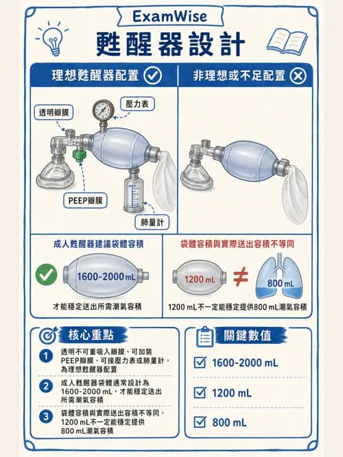 呼吸治療師 - 甦醒器設備 - AI 圖文解析預覽