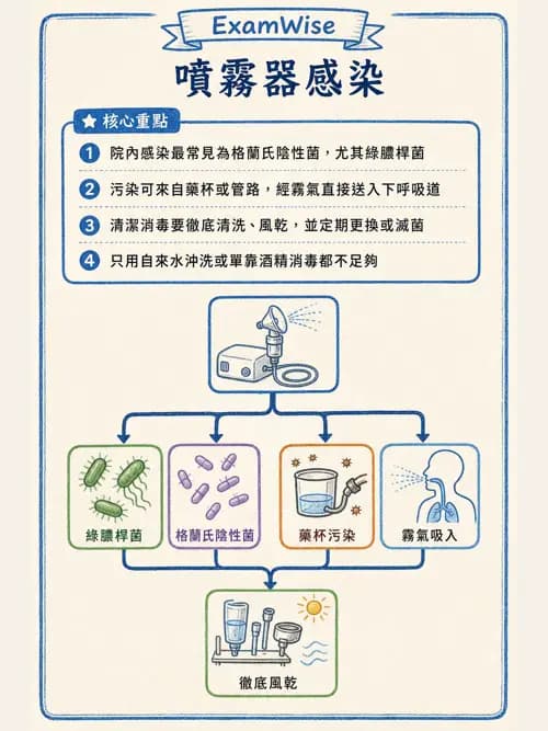 呼吸治療師 - 吸入性藥物噴霧設備 - AI 圖文解析預覽