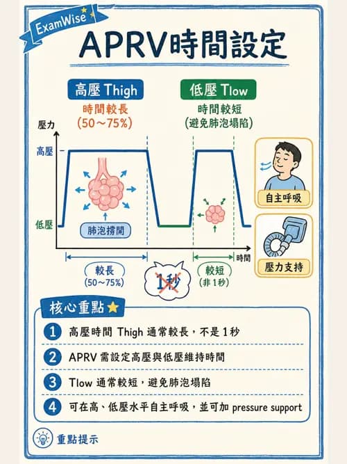 呼吸治療師 - 呼吸器設計與通氣模式 - AI 圖文解析預覽