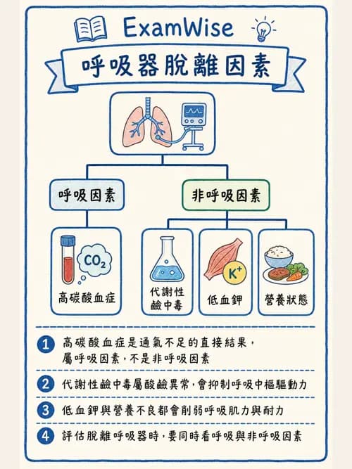呼吸治療師 - 臨床設定、參數調整與脫離 - AI 圖文解析預覽
