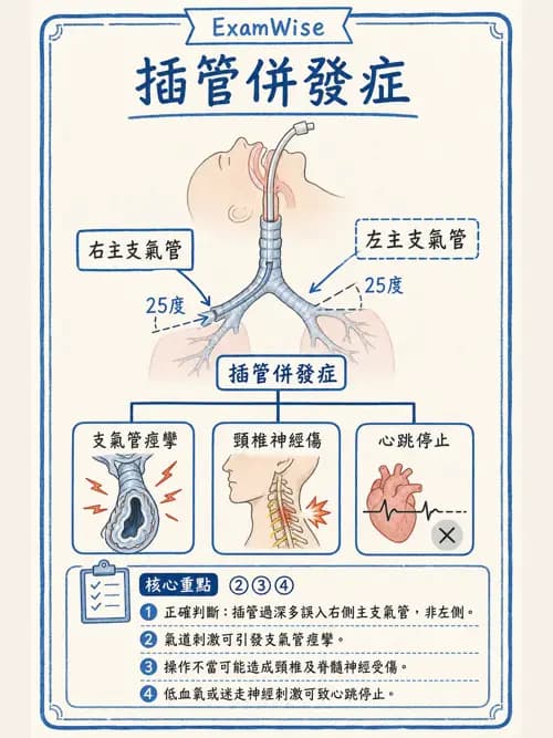 呼吸治療師 - 正壓通氣生理影響與合併症 - AI 圖文解析預覽