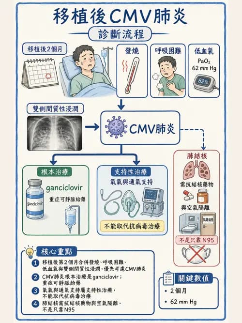 呼吸治療師 - 術後與其他呼吸重症 - AI 圖文解析預覽