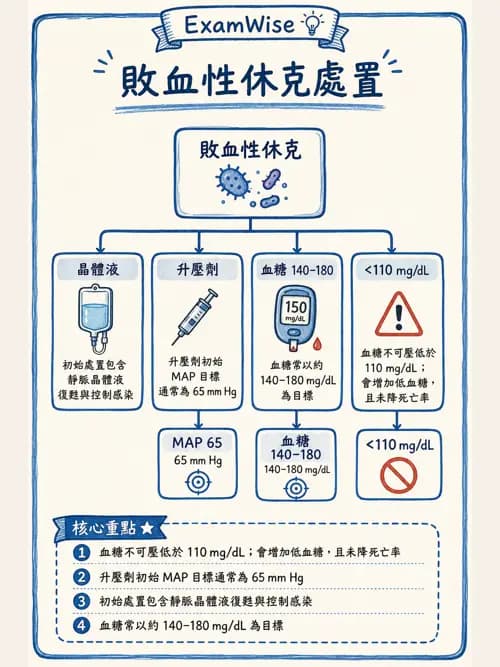 呼吸治療師 - 休克、敗血症與多器官衰竭 - AI 圖文解析預覽
