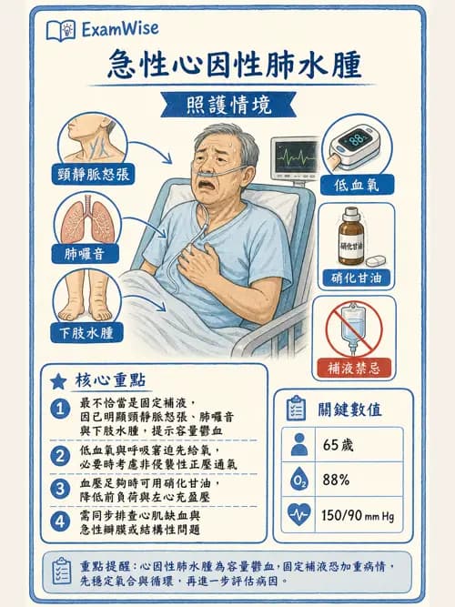 呼吸治療師 - 心臟疾病與COPD重症 - AI 圖文解析預覽