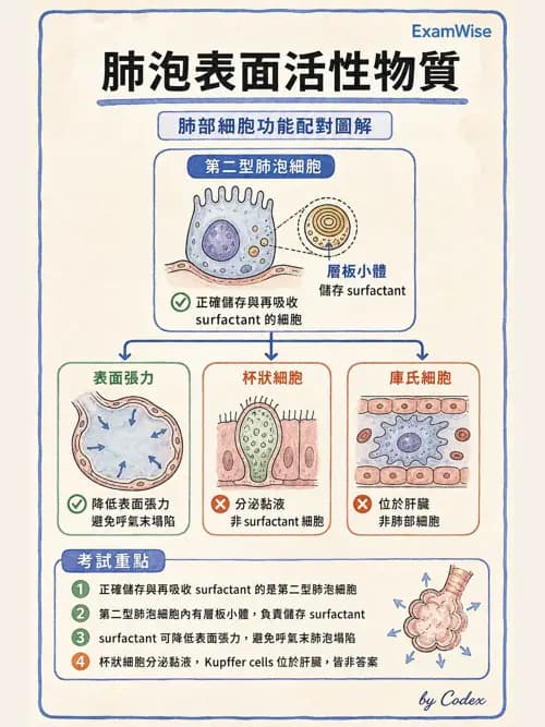 呼吸治療師 - 氣體擴散、交換與肺部代謝 - AI 圖文解析預覽