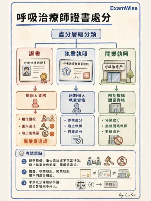 呼吸治療師 - 倫理、法規與安寧照護 - AI 圖文解析預覽