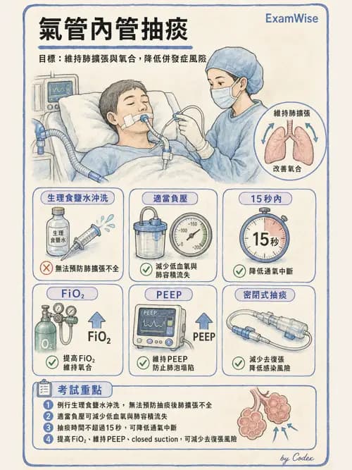 呼吸治療師 - 痰液清除與擴張治療 - AI 圖文解析預覽