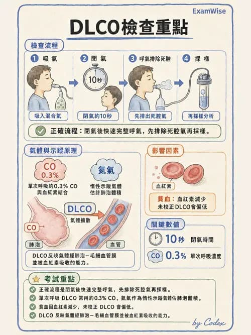 呼吸治療師 - 呼吸功能檢查 - AI 圖文解析預覽
