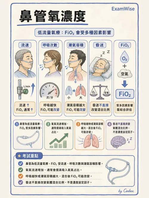 呼吸治療師 - 氣體輸送系統與氧氣治療 - AI 圖文解析預覽