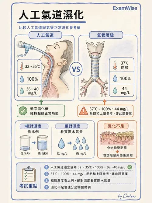 呼吸治療師 - 濕氣與霧氣治療 - AI 圖文解析預覽