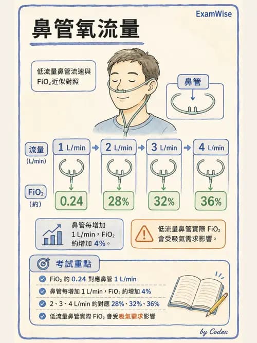 呼吸治療師 - 氣體輸送系統與氧氣治療 - AI 圖文解析預覽