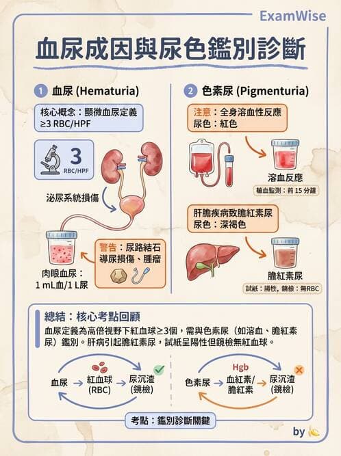 護理師 - 泌尿排泄與導尿護理 - AI 圖文解析預覽