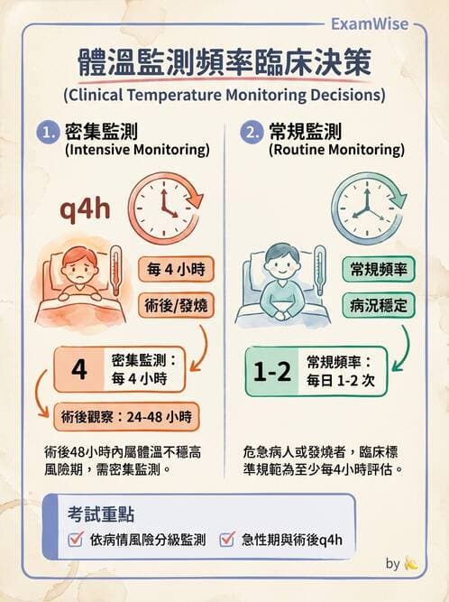護理師 - 體溫與呼吸評估 - AI 圖文解析預覽