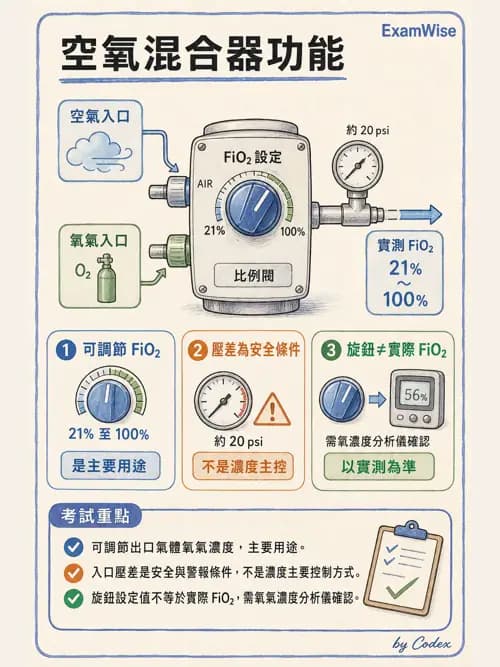呼吸治療師 - 醫療氣體製造與儲存 - AI 圖文解析預覽