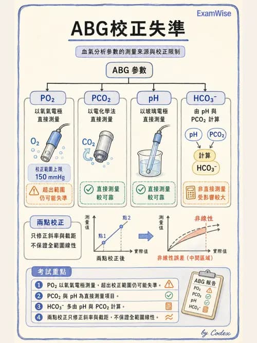 呼吸治療師 - 動脈血氣體分析設備 - AI 圖文解析預覽