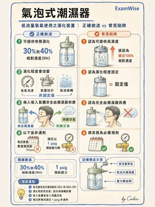 呼吸治療師 - 濕氣治療設備 - AI 圖文解析預覽