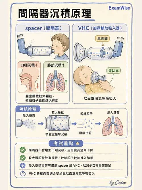 呼吸治療師 - 吸入性藥物噴霧設備 - AI 圖文解析預覽