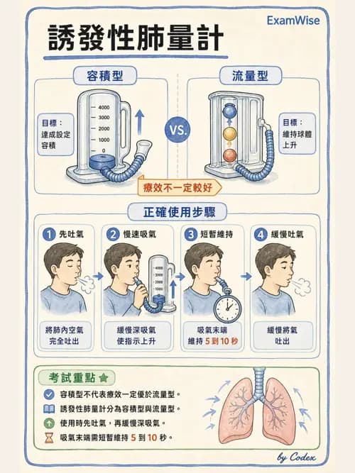 呼吸治療師 - 胸部擴張與物理治療設備 - AI 圖文解析預覽