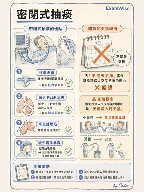 呼吸治療師 - 呼吸道照護與抽痰設備 - AI 圖文解析預覽