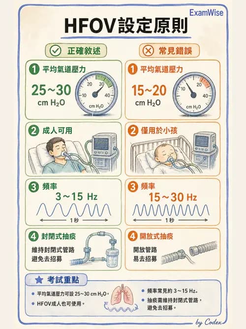 呼吸治療師 - 呼吸器設計與通氣模式 - AI 圖文解析預覽