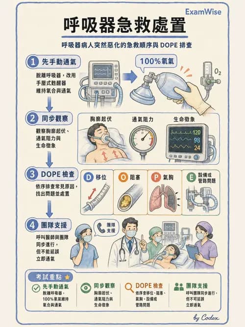 呼吸治療師 - 呼吸器圖形判讀與故障排除 - AI 圖文解析預覽