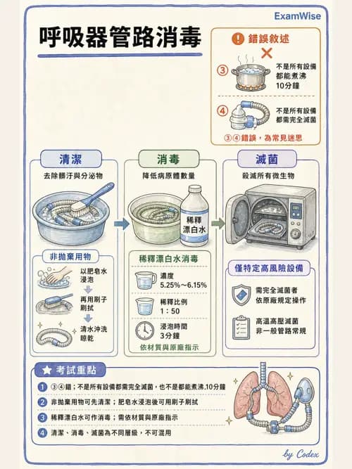 呼吸治療師 - 非侵襲性與居家通氣 - AI 圖文解析預覽