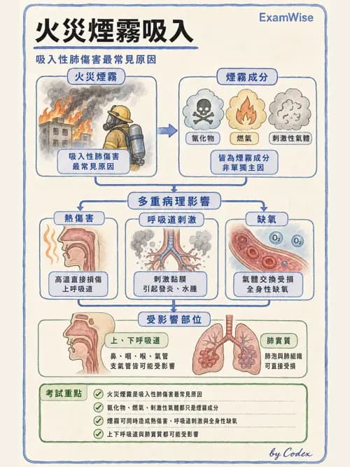 呼吸治療師 - 術後與其他呼吸重症 - AI 圖文解析預覽