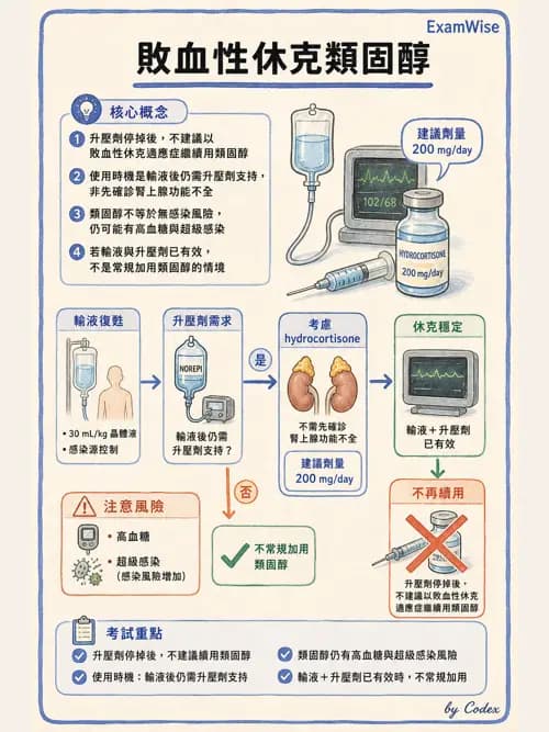 呼吸治療師 - 休克、敗血症與多器官衰竭 - AI 圖文解析預覽