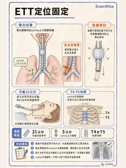 呼吸治療師 - 呼吸器併發症與感染 - AI 圖文解析預覽