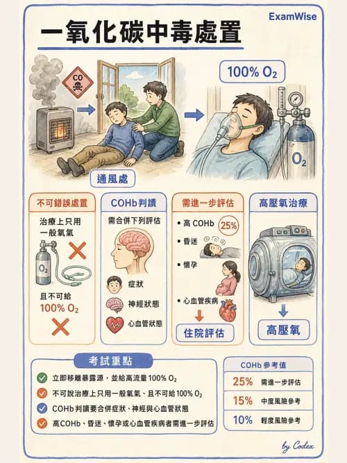 呼吸治療師 - 術後與其他呼吸重症 - AI 圖文解析預覽