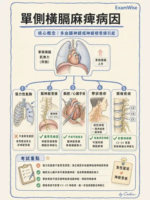 呼吸治療師 - 神經肌肉病變與腫瘤 - AI 圖文解析預覽