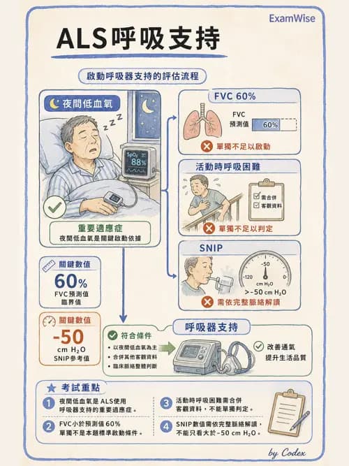 呼吸治療師 - 神經肌肉病變與腫瘤 - AI 圖文解析預覽