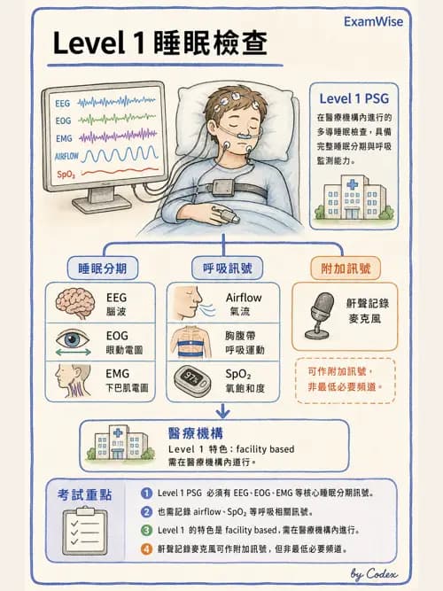 呼吸治療師 - 睡眠相關呼吸障礙 - AI 圖文解析預覽