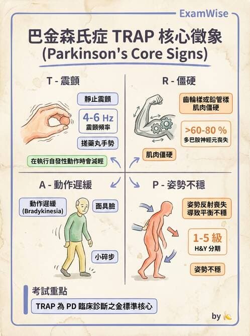 護理師 - 神經退化疾病與癲癇 - AI 圖文解析預覽