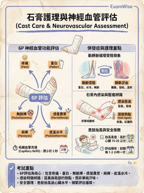 護理師 - 骨折與牽引護理 - AI 圖文解析預覽