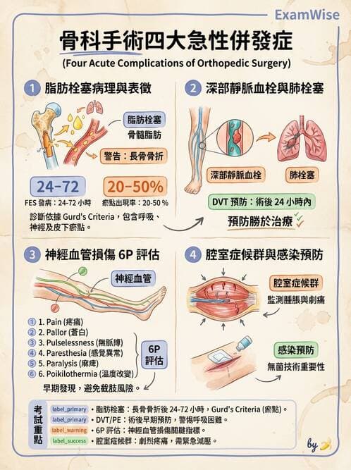 護理師 - 骨折與牽引護理 - AI 圖文解析預覽
