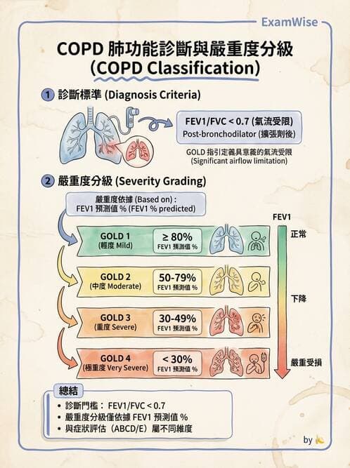 護理師 - COPD與氣喘 - AI 圖文解析預覽