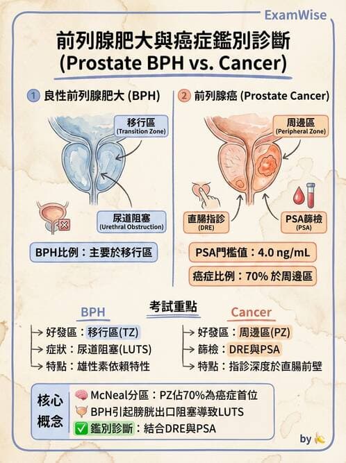 護理師 - 泌尿道疾病與排尿障礙 - AI 圖文解析預覽